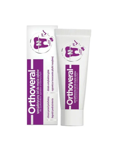 Orthoveral żel do mycia zębów 75 ml