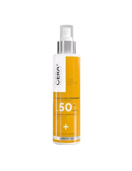 CERA+ Solutions emulsja do ciała z filtrami SPF 50 do skóry wrażliwej 150 ml