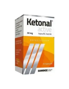 Ketonal Active  0,05 g 10 kaps.