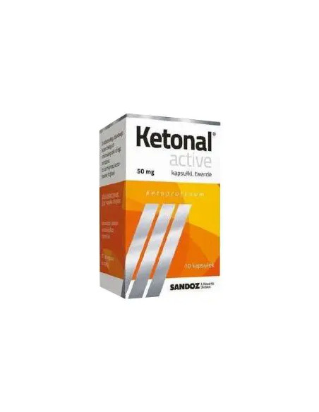 Ketonal Active  0,05 g 10 kaps.