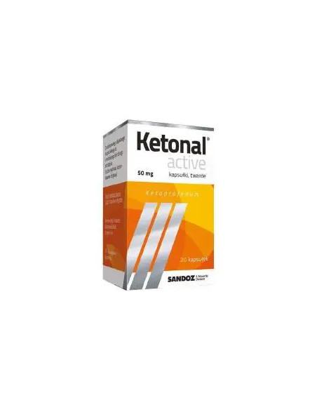 Ketonal Active 0,05 g 20 kaps.