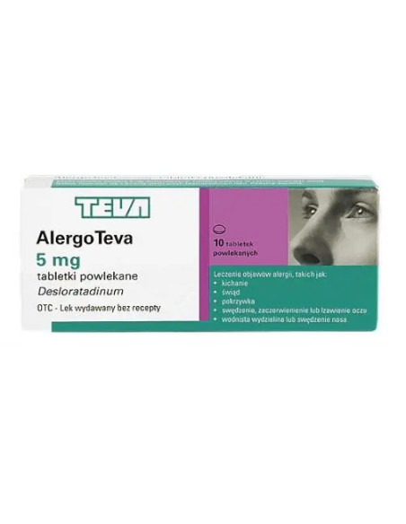 Alergo Teva 5 mg 10 tabletek