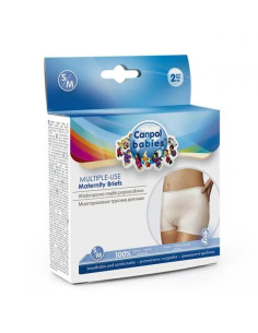 Wielorazowe siateczkowe majtki poporodowe S/M 2 szt. canpol