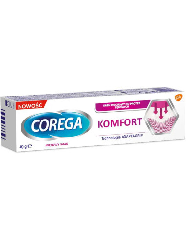 Corega Komfort krem mocujący do protez 40 g
