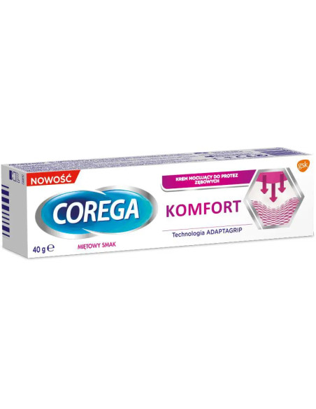 Corega Komfort krem mocujący do protez 40 g