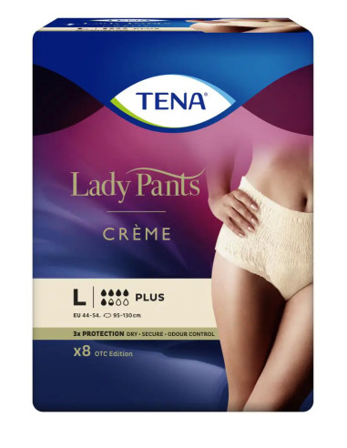 Tena Lady Pants Plus Creme Large OTC Edition 8...
