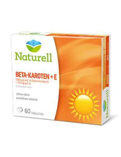 Naturell Beta-Karoten + Witamina E 60 tabl.