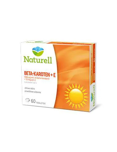 Naturell Beta-Karoten + Witamina E 60 tabl.