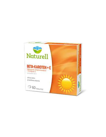Naturell Beta-Karoten + Witamina E 60 tabl.