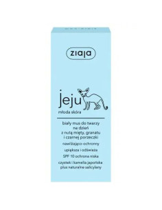Ziaja Jeju Młoda Skóra Biały mus do twarzy na dzień 50 ml