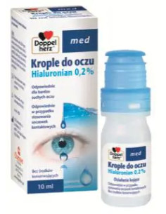 Doppelherz Med Krople do oczu Hialuronian 0,2% 10 ml