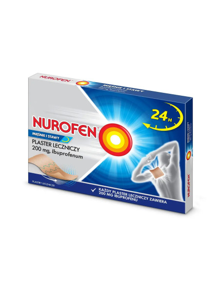 Nurofen Mięśnie i Stawy Plastry lecznicze 4 szt.