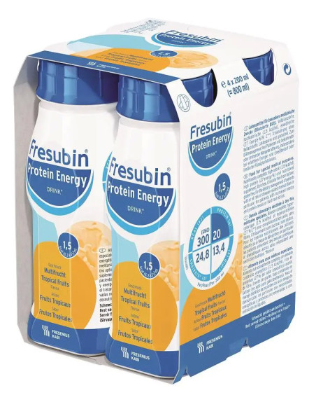 Fresubin Protein Energy Drink o smaku owoców-tropikalnych 4 x 200 ml