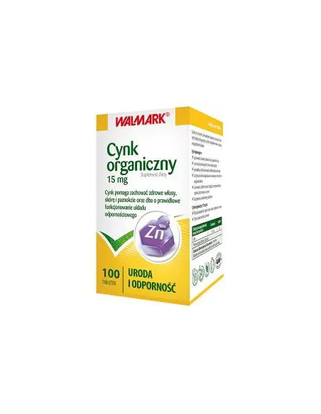 Cynk Organiczny 15 mg 100 tabl.