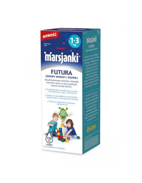 Marsjanki Futura Zdrowy wzrost i rozwój 1-3 lat syrop 125 ml
