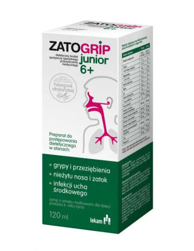 Zatogrip Junior 6+ syrop 120 ml