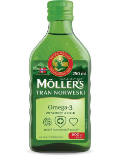 Mollers Tran Norweski jabłkowy 250 ml