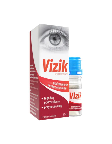Vizik krople na podrażnione i zaczerwienione oczy 10 ml