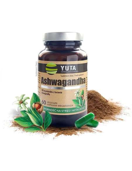 Yuta Herbal Discoveries Ashwagandha 60 kaps.