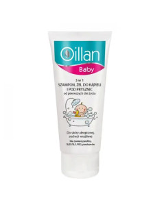 Oillan Baby szampon żel do mycia i do kąpieli 3w1 200 ml
