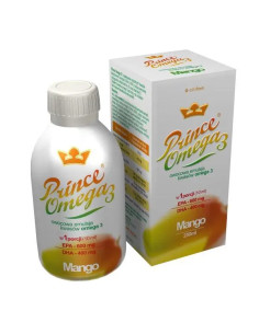 Prince Omega tran z wątroby rekina smak mango 250 ml
