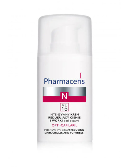 Pharmaceris N Opti-Capilaril Intensywny krem redukujący cienie i worki pod oczami SPF 15 15 ml