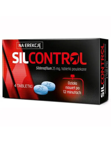 Silcontrol 25 mg 4 tabl.