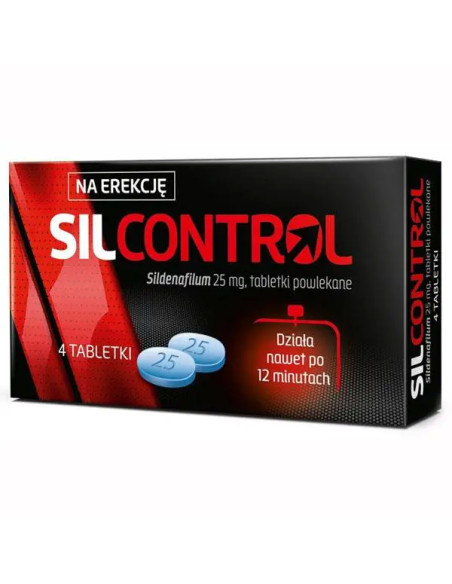Silcontrol 25 mg 4 tabl.