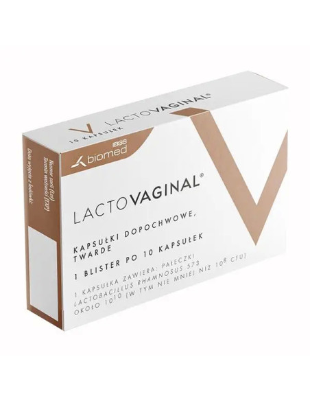 Lactovaginal 10 kaps. dopochwowych