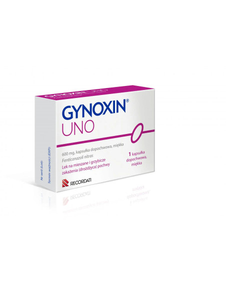 Gynoxin Uno 600 mg 1 kaps. dopochwowa miękka