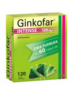 Ginkofar Intense 120 mg 60 tabl. + 60 tabl. duopack