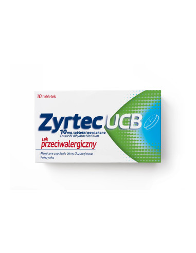 Zyrtec UCB 10 tabl.