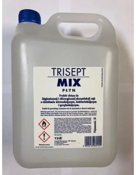 Trisept MIX Płyn do dezynfekcji rąk 5 l