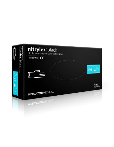 MercatorMedical Nitrylex black rękawice...