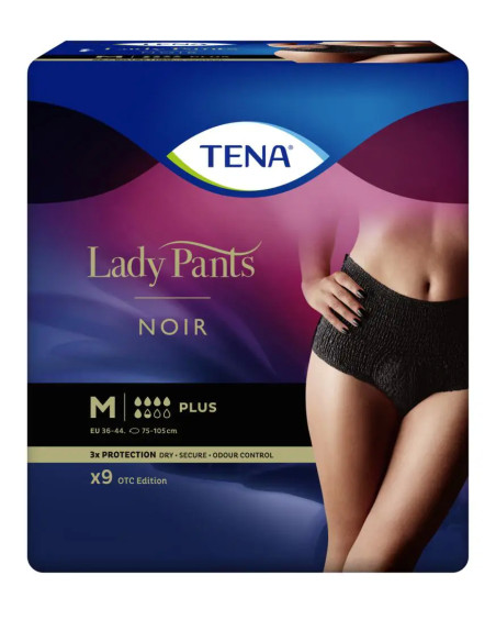 Tena Lady Pants Plus Noir Medium OTC Edition 9 szt.