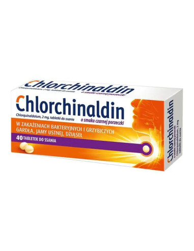 Chlorchinaldin o smaku czarnej porzeczki 40...
