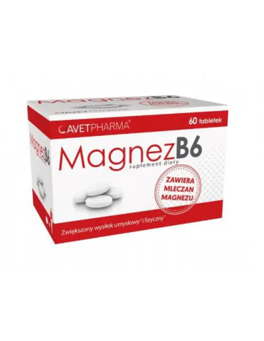 Magnez B6 60 tabletek Avet Pharma