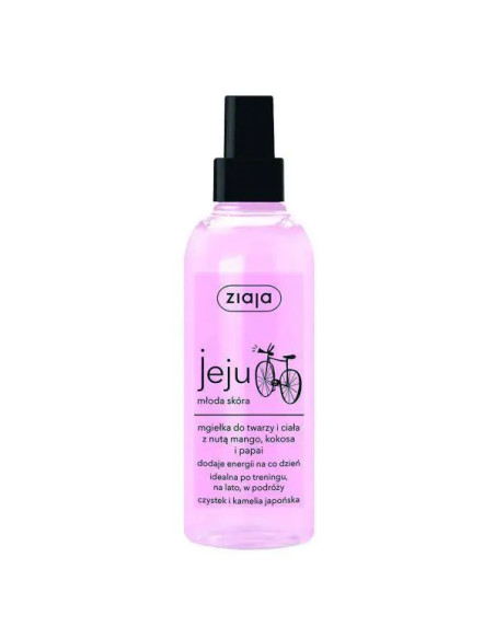 Ziaja Jeju Młoda Skóra Mgiełka Do Twarzy i Ciała 200 ml