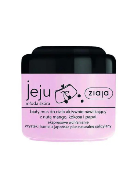 Ziaja Jeju Młoda Skóra Mus Biały do Ciała 200 ml