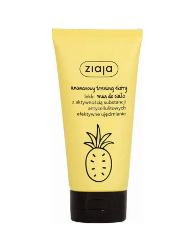 Ziaja Ananasowy Lekki Mus Do Ciała 160ml