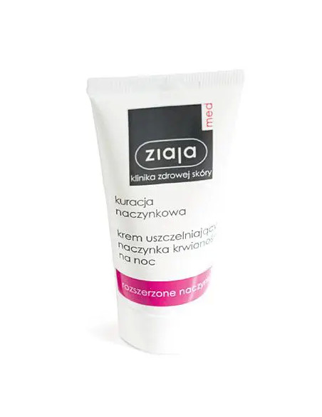 Ziaja Med Kuracja Naczynkowa Krem uszczelniający naczynka krwionośne na noc 50 ml