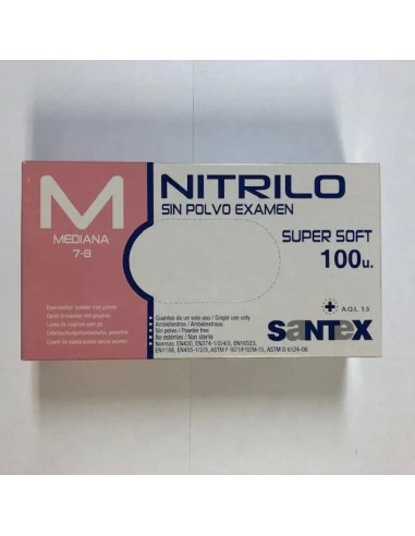 Rękawice nitrylowe Santex Nitrilo rozm. M 100 szt.
