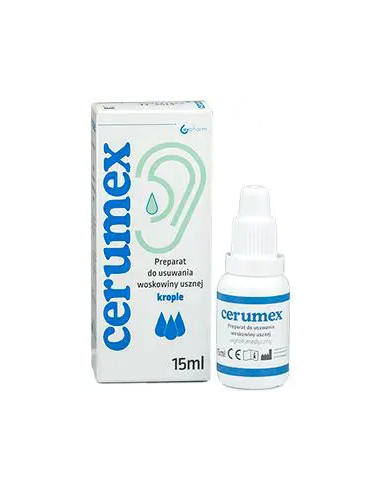 Cerumex Preparat Do Higieny Uszu 15 ml