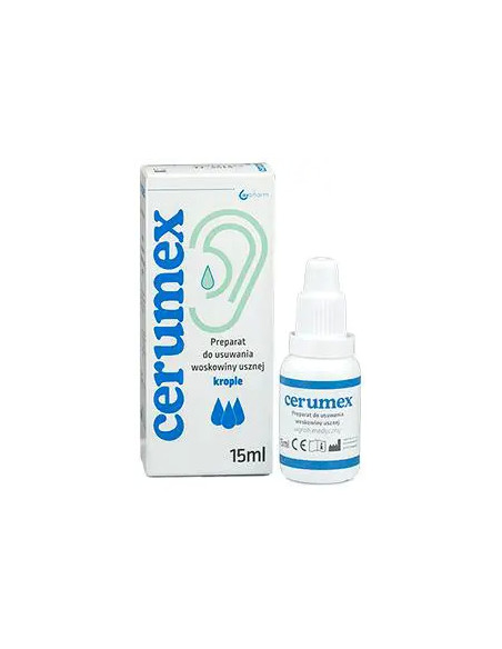 Cerumex Preparat Do Higieny Uszu 15 ml