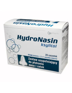 HydroNasin ksylitol zestaw uzupełniający 20sasz.