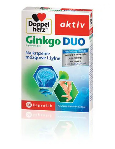 Doppelherz Aktiv Ginkgo Duo 60 kaps.