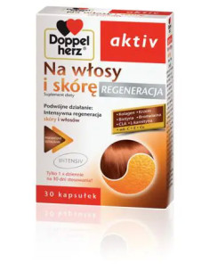 Doppelherz Aktiv Na włosy i Skórę Regeneracja 30 kaps.