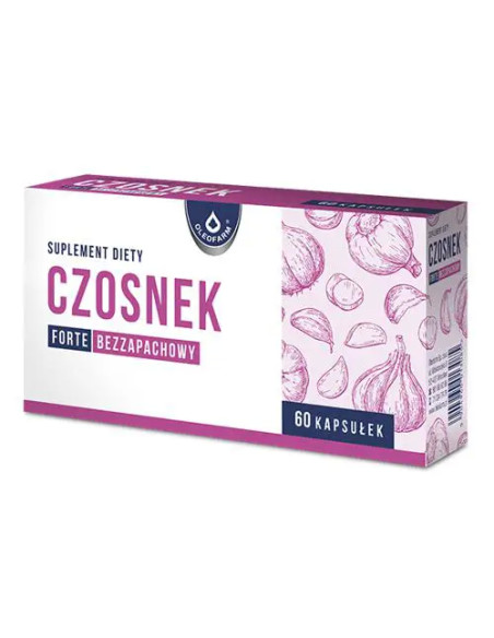 Oleofarm Czosnek Forte bezzapachowy 60 kapsułek