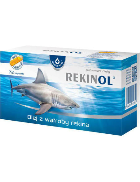 Oleofarm Rekinol 500mg 72 kapsułki