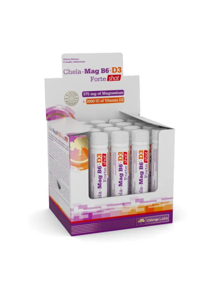Olimp Chela-Mag B6+D3 Forte shot 25ml wiśnia
